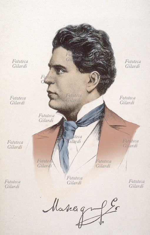 Pietro MASCAGNI (7 dicembre 1863 – 2 agosto 1945) compositore e direttore d\