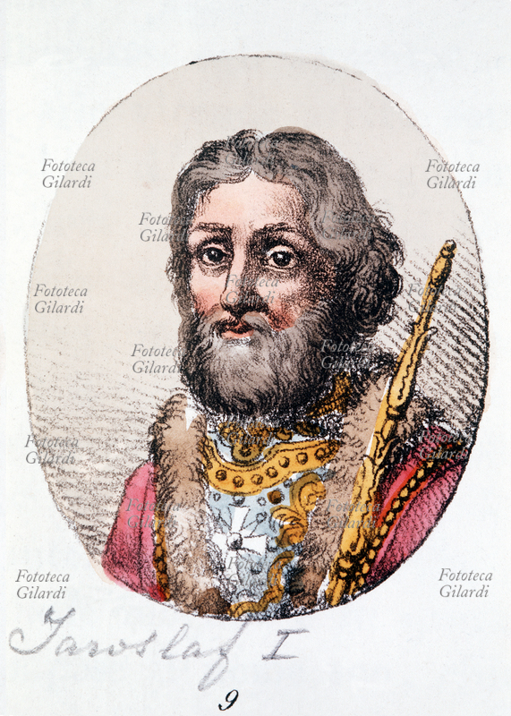 JAROSLAV I (978 – 20 febbraio 1054) Gran Principe di Kiev, regnò dal 1019 al 1054 sul Rus\