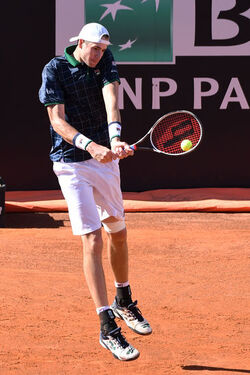 Roma 20.05.2017 Internazionali BNL Zverev vs Isner