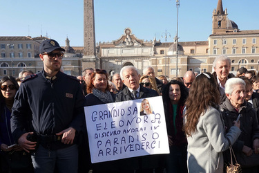 05.03.2025 Eleonora Giorgi Esequie G.Leanza ph 05.03.2025 Eleonora Giorgi Esequie G.Leanza ph