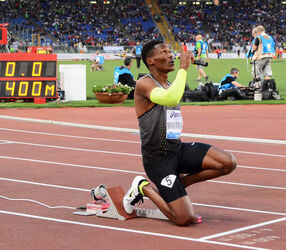 02.06.2016 Golden Gala. Roma Stadio Olimpico. Prima parte