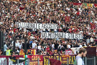 21.09.2025 Serie A 4a giornata Lazio vs Roma il Derby degli Striscioni G.Leanza ph