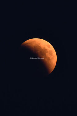 27.07.2018 Lunar Eclipse on Rome Italy 27.07.2018 Lunar Eclipse on Rome Italy