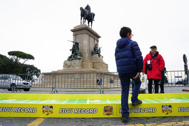 Roma 04.03.2018 Piazza Garibaldi. Panini Tour Up 2018