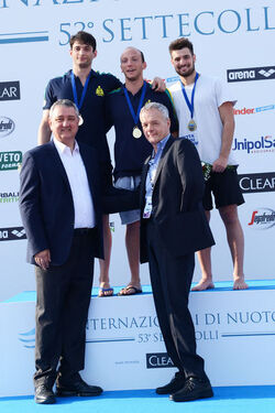 25.06.2016 Roma Stadio del Nuoto. Premiazioni