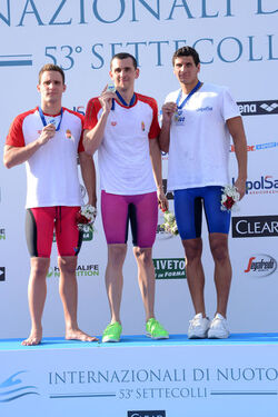 25.06.2016 Roma Stadio del Nuoto. Premiazioni