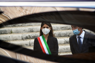 Roma 09.07.2021 Raffaella Carr&agrave; Esequie. G.Leanza ph