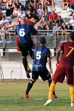 14.07.2018 gara amichevole Us Latina vs AS Roma 0 9