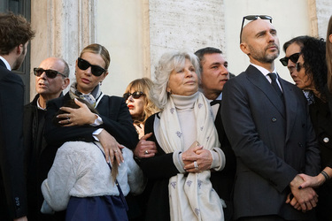 05.03.2025 Eleonora Giorgi Esequie G.Leanza ph 05.03.2025 Eleonora Giorgi Esequie G.Leanza ph