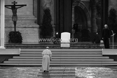 27.03.2020 Urbi et Orbi Papa Francesco. G.Leanza ph