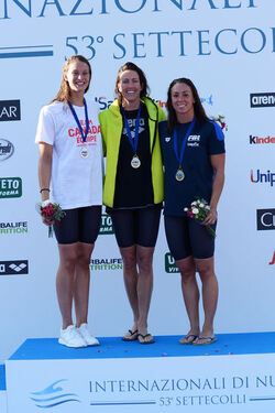 26.06.2016 Roma Stadio del Nuoto. Premiazioni 53mo Settecolli