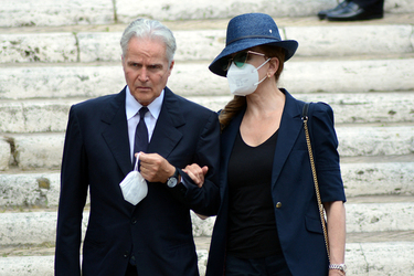 Roma 09.07.2021 Raffaella Carr&agrave; Esequie. G.Leanza ph