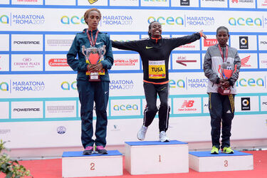 02.07.2017 Maratona di Roma. Premiazioni