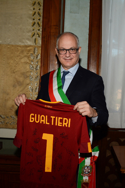 Roma 20.12.2022 AS Roma Femminile in Campidoglio con Supercoppa G.Leanza ph Roma 20.12.2022 AS Roma Femminile in Campidoglio con Supercoppa G.Leanza ph