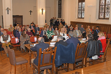 31.03.2026 Roma Aula Magna Facolt&agrave; Teologica Valdese Assemblea Bilancio OdG e Premi 50 anni da giornalisti G.Leanza ph