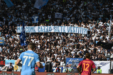 21.09.2025 Serie A 4a giornata Lazio vs Roma il Derby degli Striscioni G.Leanza ph