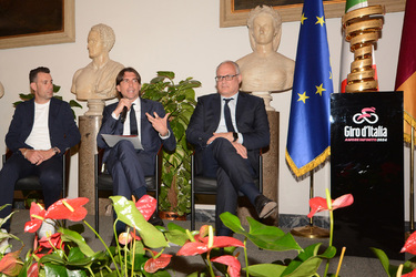 Roma 08.04.2024 Campidoglio Presentazione Giro d Italia 2024 G.Leanza ph