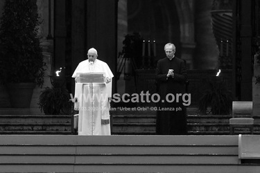 27.03.2020 Urbi et Orbi Papa Francesco. G.Leanza ph