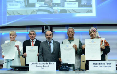 11 may 2016 FAO Rome Italy. Nobel Laureates for Food Security and Peace 11 may 2016 FAO Rome Italy. Nobel Laureates for Food Security and Peace