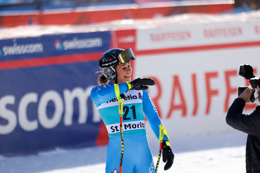 12.12.2021 Audi FIS Ski World Cup St. Moritz Super G Donne J.Oegerli ph