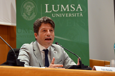 27.05.2025 Universit&agrave; Lumsa Sala Giubileo Giornata Mondiale Comunicazioni Sociali Analisi Contenuto Messaggio Papa Francesco ai Media G.Leanza ph