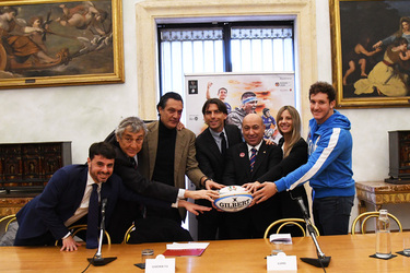 18.01.2023 Presentazione 6 Nazioni Rugby Musei Capitolini sala Piero da Cortona G.Leanza ph