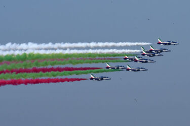 02.06.2017 Roma passaggio Frecce Tricolori Festa Repubblica