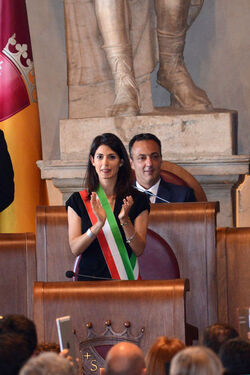 07.07.2016 Roma Campidoglio. Giuramento Sindaca Virginia Raggi