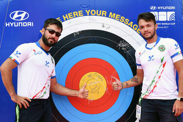 Roma Stadio dei Marmi 02.09.2017 Hyundai Archery World Cup Compound Roma Stadio dei Marmi 02.09.2017 Hyundai Archery World Cup Compound