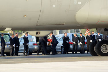 05.07.2016 Dacca victims terrorism land Ciampino Rome Airport 05.07.2016 Dacca victims terrorism land Ciampino Rome Airport