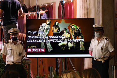 Roma 27.07.2021 Maneskin Premio Lupa Capitolina. G.Leanza ph