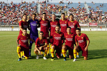 14.07.2018 gara amichevole Us Latina vs AS Roma 0 9