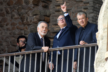 15.10.2024 Francis Ford Coppola in Campidoglio to receive the Lupa Capitolina