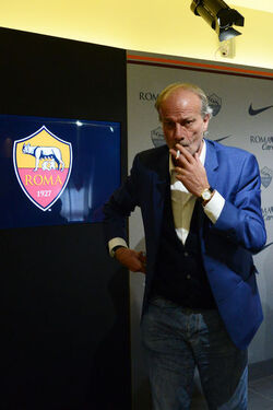 07.10.2016 Sabatini ultima conferenza da DS della Roma