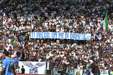 21.09.2025 Serie A 4a giornata Lazio vs Roma il Derby degli Striscioni G.Leanza ph