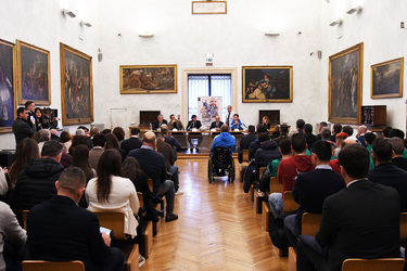 18.01.2023 Presentazione 6 Nazioni Rugby Musei Capitolini sala Piero da Cortona G.Leanza ph