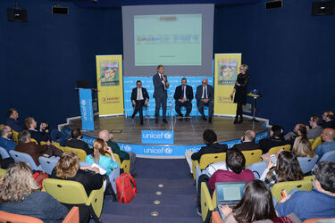 Roma 20.03.2017 Calciatori per UNICEF Iniziativa Panini a favore di UNICEF