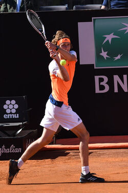 Roma 20.05.2017 Internazionali BNL Zverev vs Isner