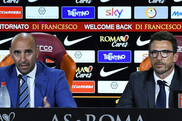 14.06.2017 Presentazione Di Francesco allenatore AS Roma