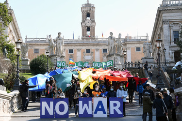 07.03.2022 Campidoglio Appello Giovani per la Pace. G.Leanza ph