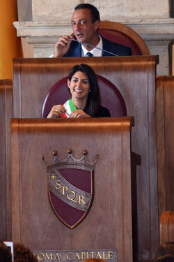 07.07.2016 Roma Campidoglio. Giuramento Sindaca Virginia Raggi
