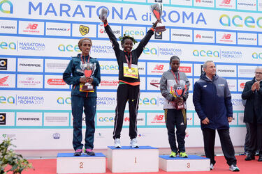 02.07.2017 Maratona di Roma. Premiazioni