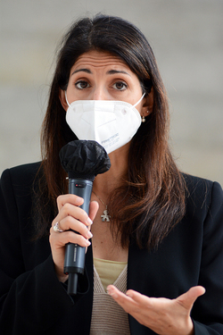 Roma 16.07.2021 Ara Pacis Cippo pomeriale romano. G.Leanza ph