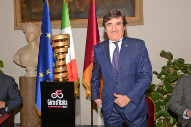 Roma 08.04.2024 Campidoglio Presentazione Giro d Italia 2024 G.Leanza ph