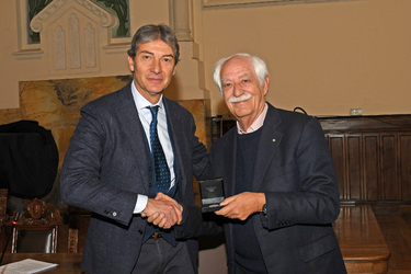31.03.2026 Roma Aula Magna Facolt&agrave; Teologica Valdese Assemblea Bilancio OdG e Premi 50 anni da giornalisti G.Leanza ph