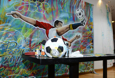 Roma 20.03.2017 Calciatori per UNICEF Iniziativa Panini a favore di UNICEF