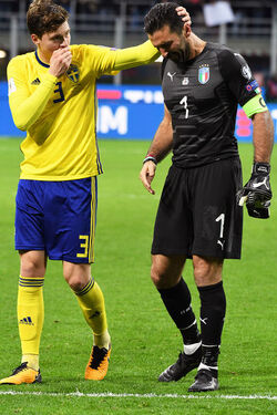 13.11.2017 Milano Playoff Italia vs Svezia 0 0 La Delusione in campo