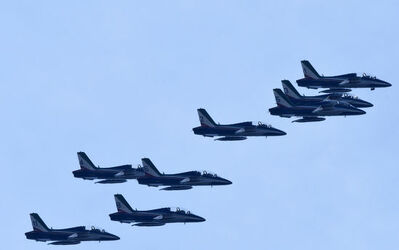 02.06.2017 Roma passaggio Frecce Tricolori Festa Repubblica