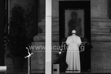 27.03.2020 Urbi et Orbi Papa Francesco. G.Leanza ph