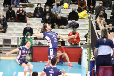 13.03.2022 SuperLega Credem Banca Pallavolo Regular Season Consar RCM Ravenna vs. Top Volley Cisterna J.Oegerli per SCATTO ph